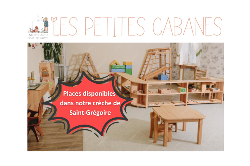 Place en crèche à saint grégoire, rennes