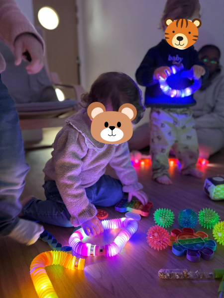 activité snoezelen en micro crèche près de rennes