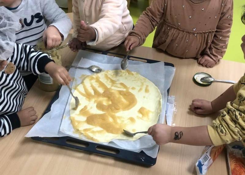 Atelier cuisine en crèche à aubagne